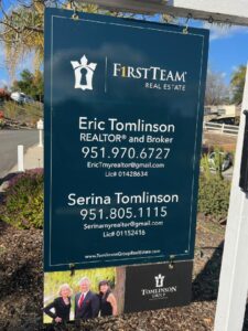 The Tomlinson Group Real Estate Yard Sign
